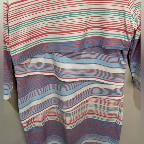 J. McLaughlin Catalina Cloth Nicola White Striped Dress‎ Large - Picture 4 of 8